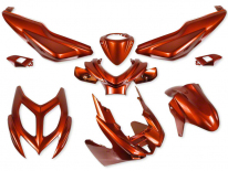 kit 9 carenages orange mbk nitro yamaha aerox depuis 2013
