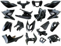 kit 19 carenages noir mbk nitro yamaha aerox avant 2013